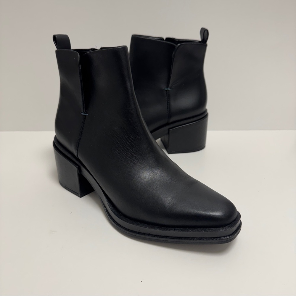 Franco Sarto Black Ankle Booties